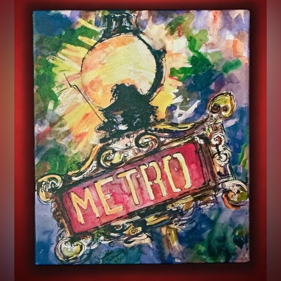 Other - *SOLD* 
Paris Wall Hanging on Canvas